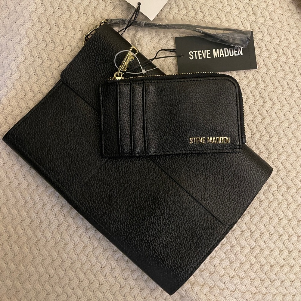Steve Madden pouch and card case